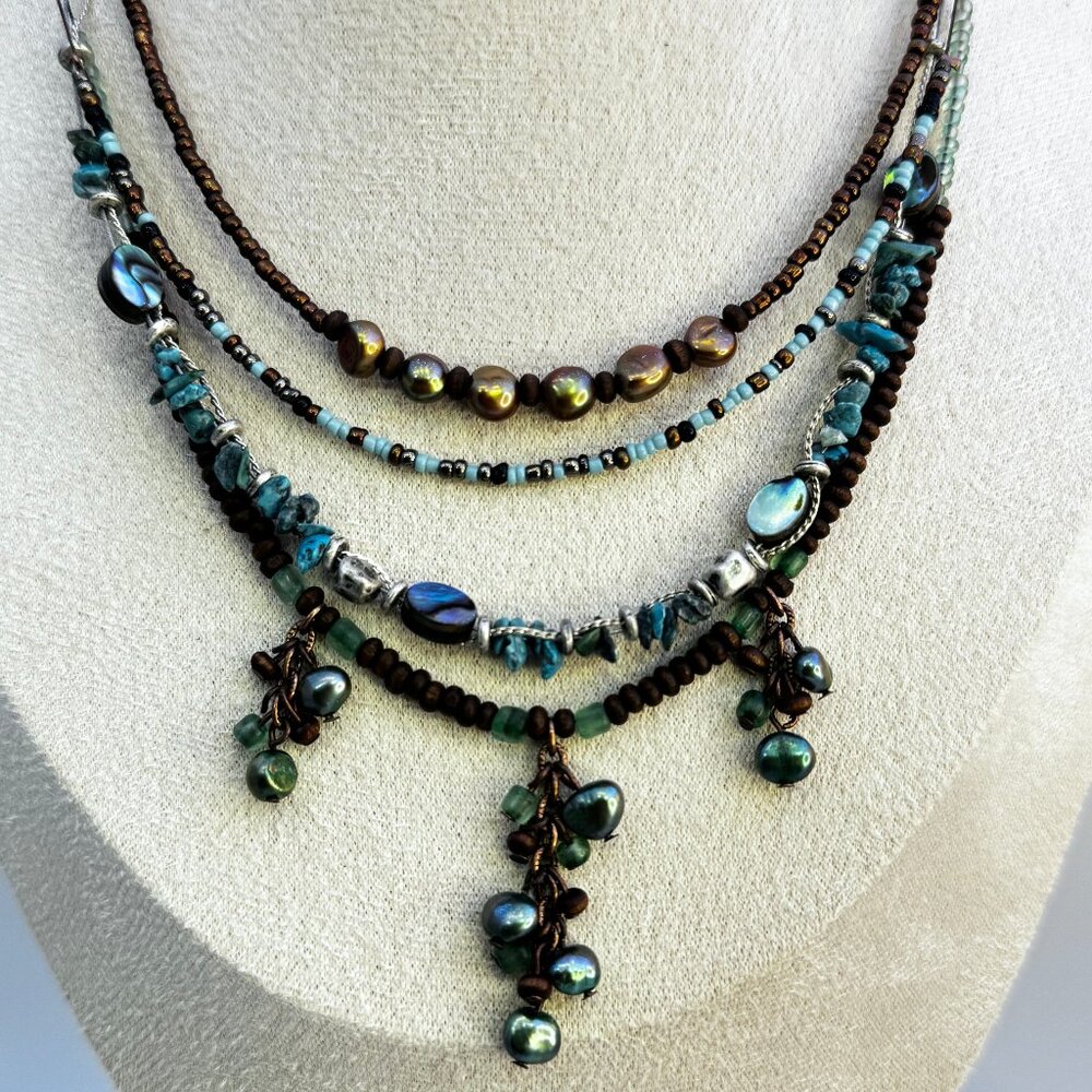 Vintage Coldwater Creek Southwestern Style Necklace